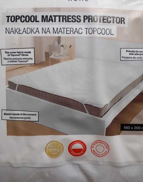 Nakładka ochronna na materac Topcool 160x200