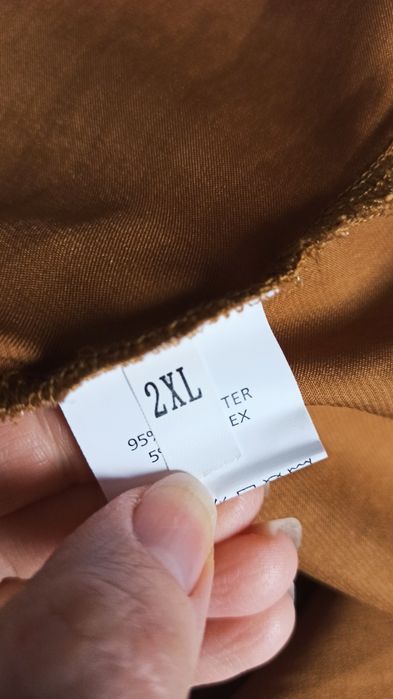 Sg Złota bluzka damska 46 , 48 XXL orginalna elegancka bluzka 46 , 48