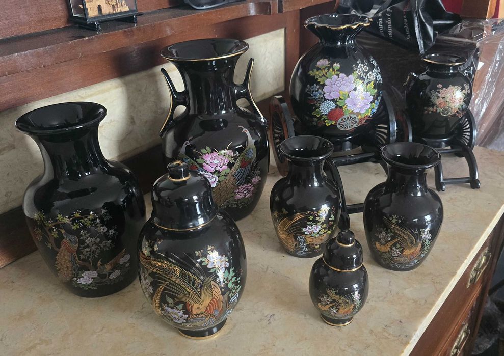 Conjunto de jarroes chineses antigos