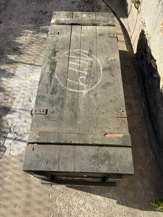 Caixa militar (bau / decoracao)