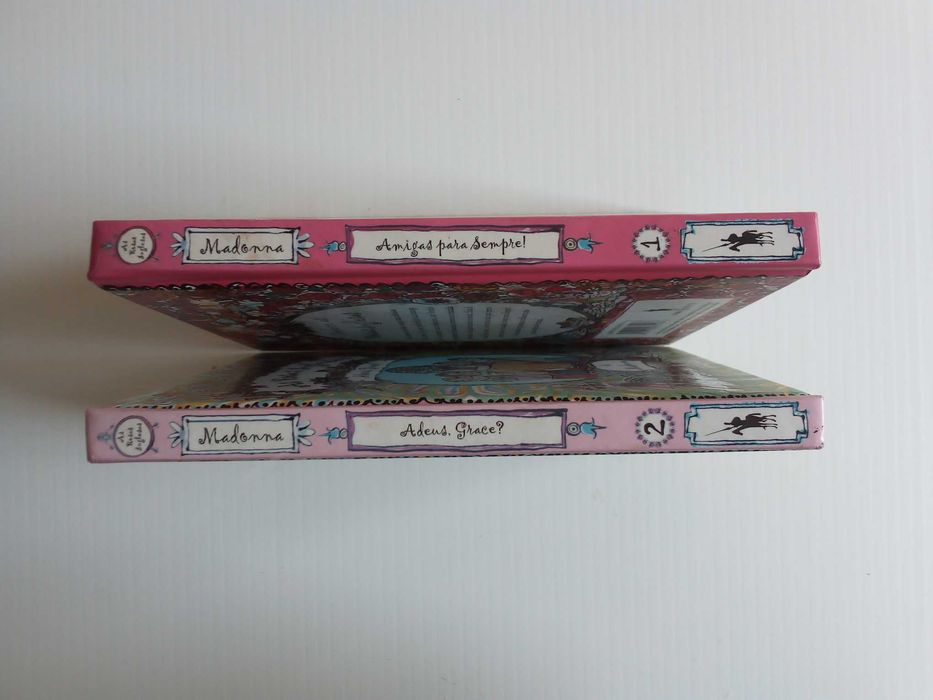 Livros "As Rosas Inglesas", de Madonna, vol. 1 e 2