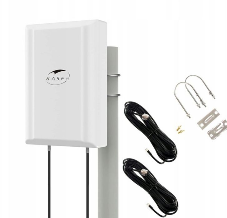Внешняя антенна KASER k5gpb14v3 4G 5G Мімо направленная 698-2700/3300-3800mhz антена МІМО