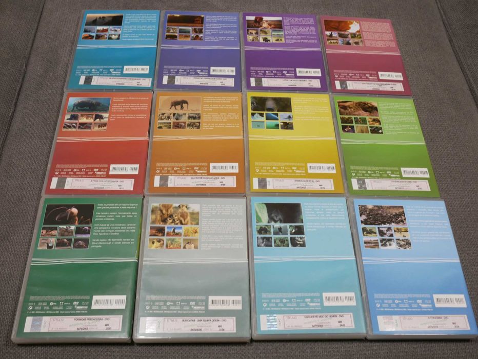 Lote 12 DVDs Documentários BBC Natural World – Coleção Público