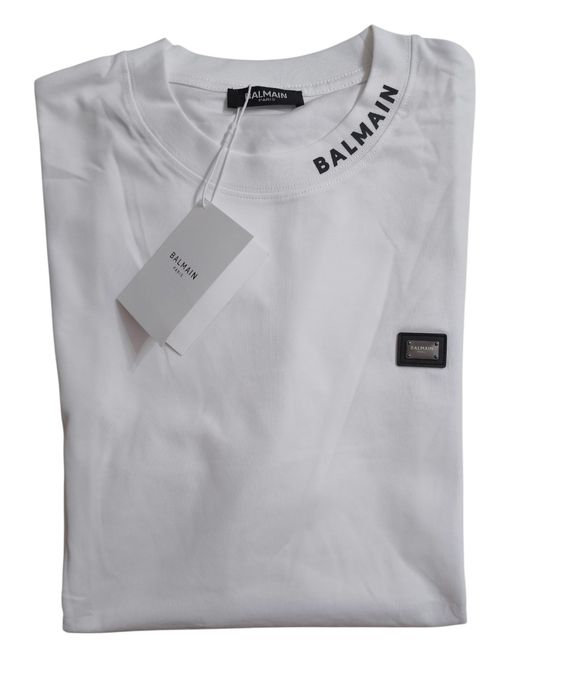 T-shirt Balmain Branca Modelo com corte oversize