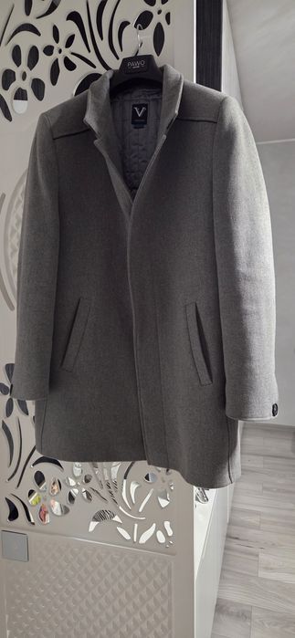 Płaszcz męski z wełny Vestus