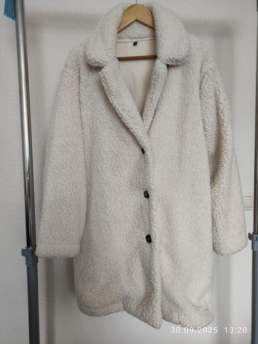 Шубка Тедді світла осіння