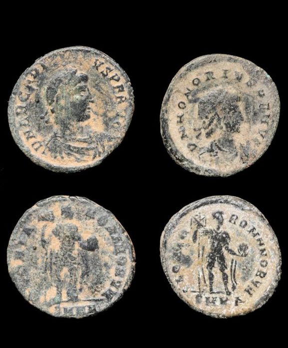 2 Follis de Arcadio& Honório - Império Romano