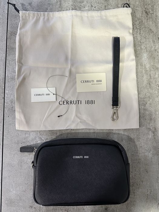 Чоловіча шкіряна борсета Cerruti 1881