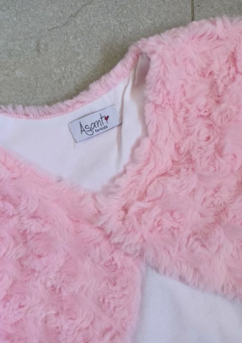 Sukienka + bolerko komplet roczek rozm 86