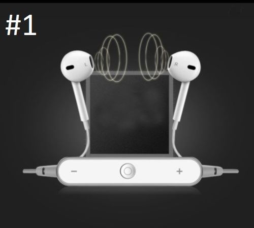 Earphone Headphone Headset Stereo Sport Bluetooth