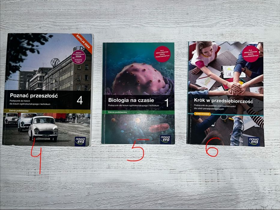 Używane podręczniki do szkoły ponadpodstawowej