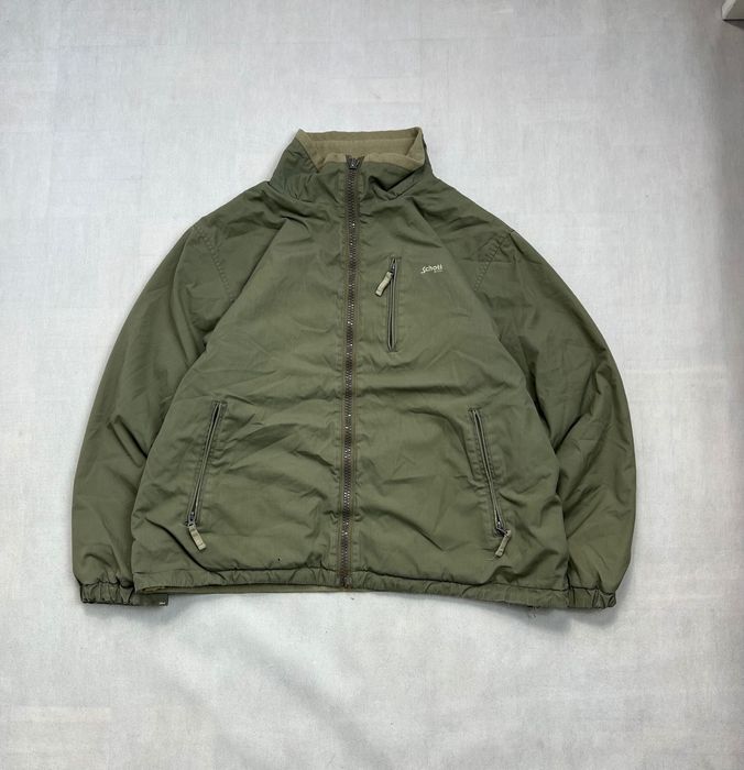 Dwustronna Schott jacket vintage 90's USA warm boxy fit