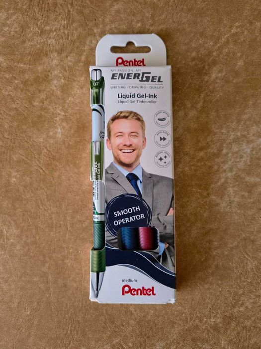 Pack 4 Canetas Pentel EnerGel 0.7 mm - Novas na Caixa