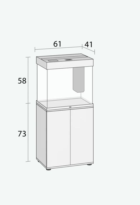 Aquário juwel lido 120 litros