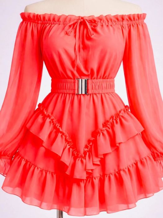 Excellence sukienka Camilla pomarańczowa rozm. uniwersalny Nowy