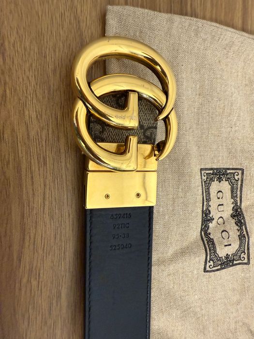 Pasek Gucci dwustronny 115cm oryginalny