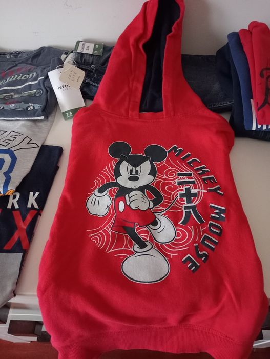 Lote de sweat , t shirt, calças de ganga 7/8 anos, Zippy