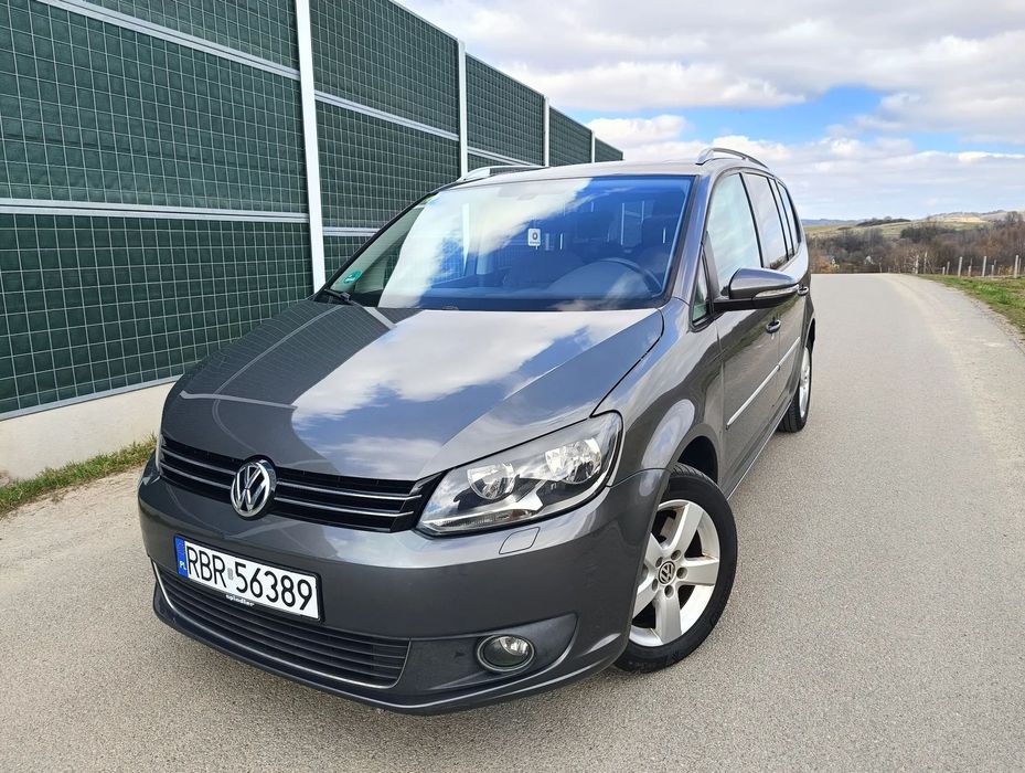 Volkswagen Touran HIGHLINE 2.0TDI 140PS 2010r. Bezwypadkowy Serwis ASO Z Niemiec
