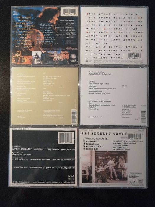 Jazz Fusion PAT METHENY CD’s seminovos
