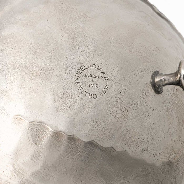 Terrina/Sopera em Estanho Peltroma 95% – Lavrada à Mão