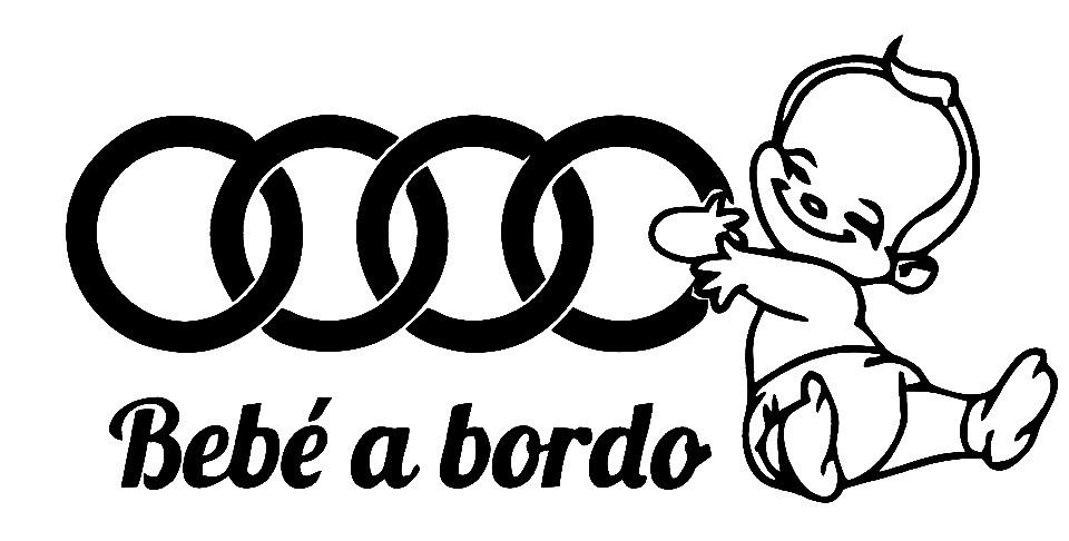 Bebé a bordo MARCAS AUTO várias cores