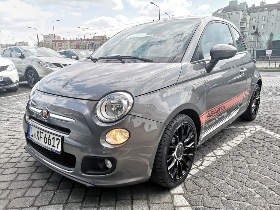 Fiat 500 1.2i 8V Lounge Stylizowany 'Abarth' 69KM 2XKoła Lato+Zima