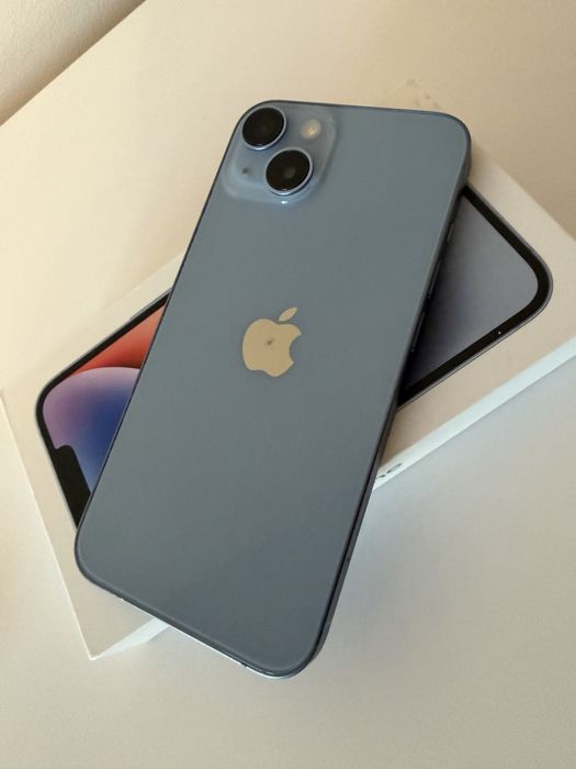 Iphone 14 niebieski 128gb kondycja 100%