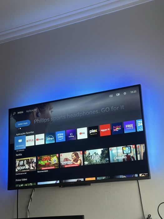Smart tv ambilight 43”