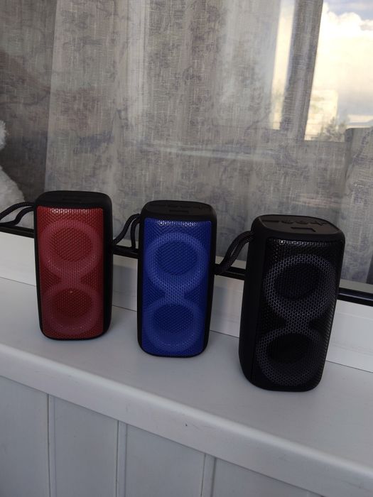 Мощная  Bluetooth колонка NB-041 з RGB подсветкой  fm радио