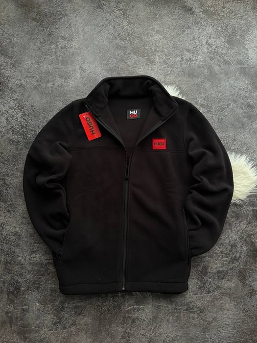 Зіп-Кофта Hugo Fleece  | Чоловіча Фліска | Чорна, Синя, Графіт | M–3XL