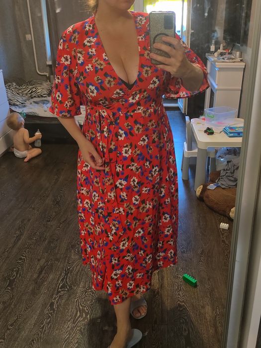 Летний сарафан на запах