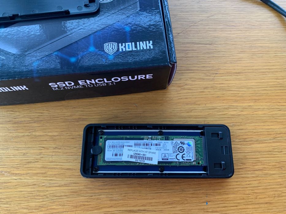 Disco Externo usb-c 256GB SSD NVME