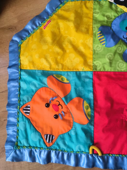 Mata materiałowa, edukacyjna Fisher price
