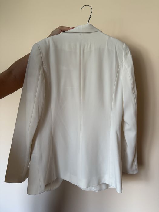 Marynarka jasna kremowa h&m