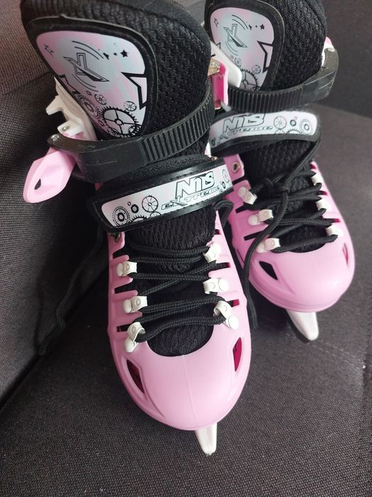 Нові ролики, ковзани - трансформери розсувні  35-38 польський бренд NI