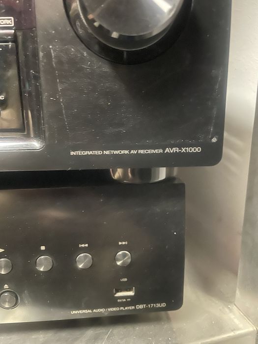 Amplituner avr c-1000, dbt1713Ud odtwarzacz blu-ray
