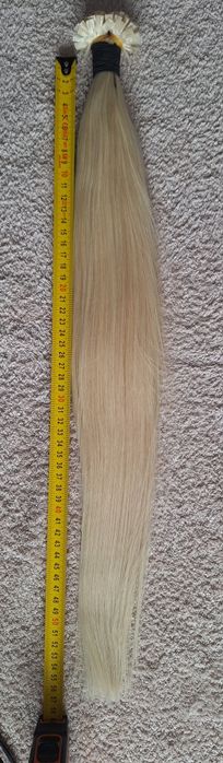 Naturalne włosy na keratynie 60A 55cm 120g