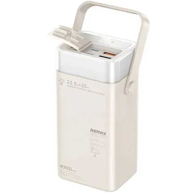 Павербанк Remax RPP-596 40000mAh 22.5W 2USB/2Type-C з швидкою зарядкою