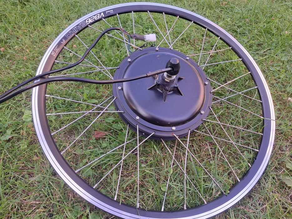 Kompletny zestaw do konwersji roweru elektrycznego E-Bike 26" / Silnik + Sterownik KT 48V + Wyświetlacz + Osprzęt