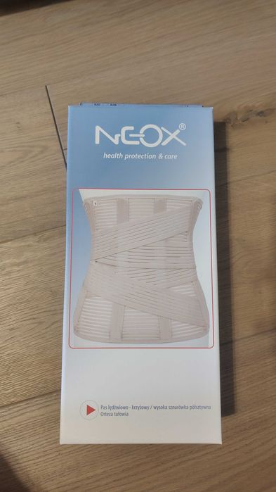Pas lędźwiowo-krzyżowy NEOX P-03 XL wysoka sznurówka półsztywna orteza lędźwiowa krzyżowa, kręgosłup