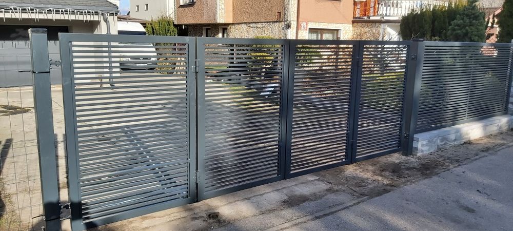 Producent bramy harmonijkowe łamane skrzydłowe