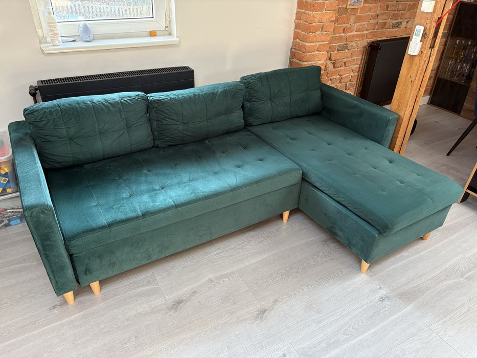 Narożnik butelkowa zieleń