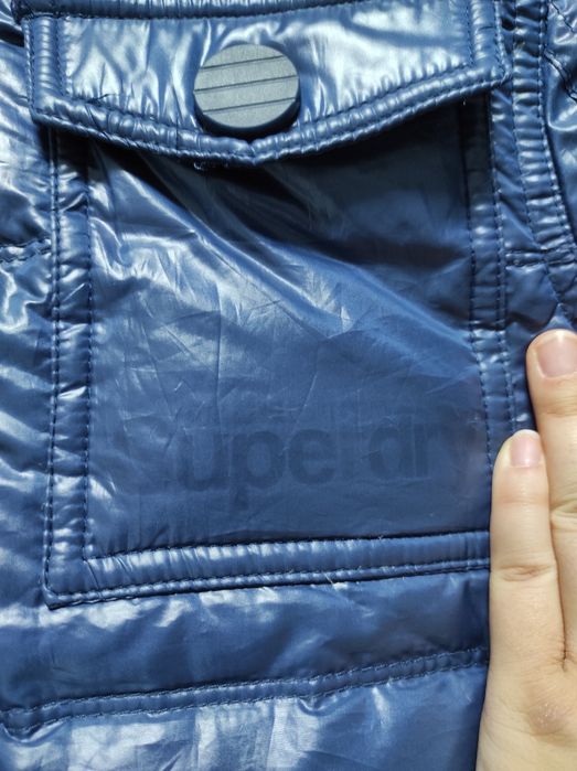 SuperDry kurtka damska puchowa kaczy puch 90% XS