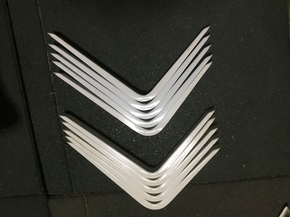 Suporte Metalico Branco Prateleira - Novo