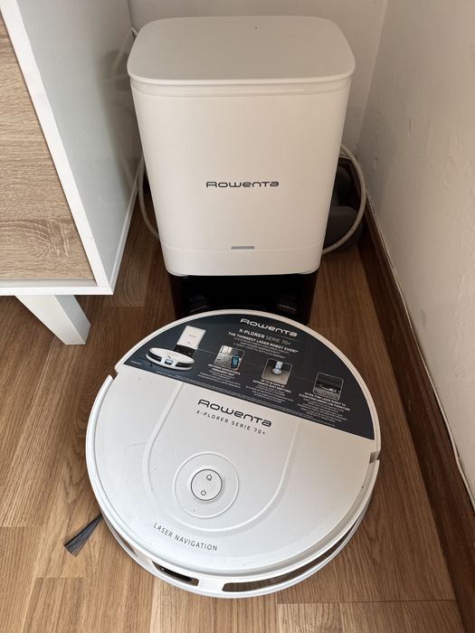 ASPIRADOR ROBÔ ROWENTA SÉRIE 70+ – COMO NOVO, COMPLETO