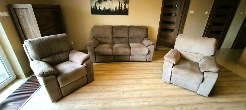 Kanapa + 2 fotele - funkcja RELAKS - Łódź-Bałuty