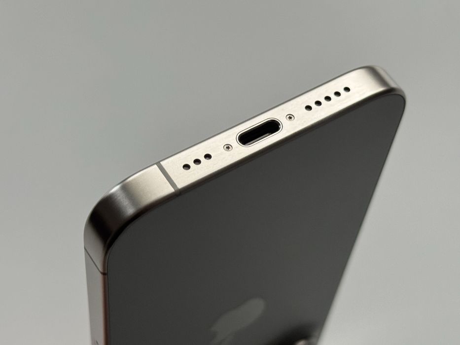  iPhone 15 Pro Natural Titanium JAK NOWY 100% oryginalny z zestawem