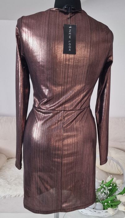 Sukienka  zloty brąz " New Look ".