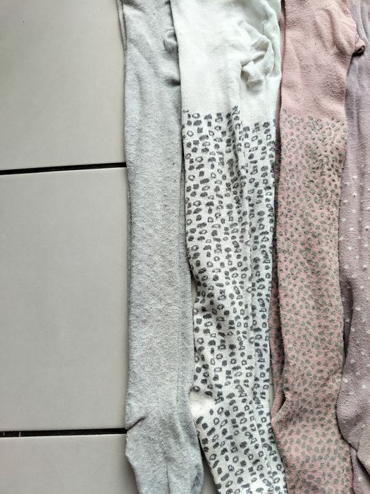 Zestaw rajstop dziecięcych 110/116