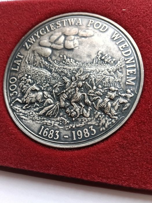 Medal platerowany Jan III Sobieski